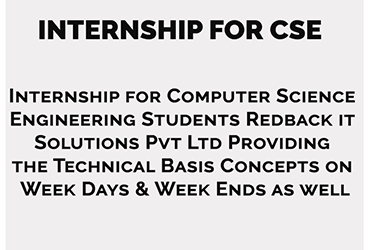 IT Internship in Vellore - Redback