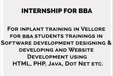 Internship in Vellore for arts students - Redback