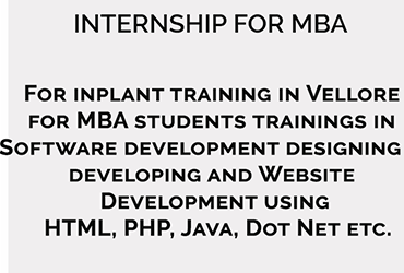 Internship in Vellore for polytechnic students - Redback
